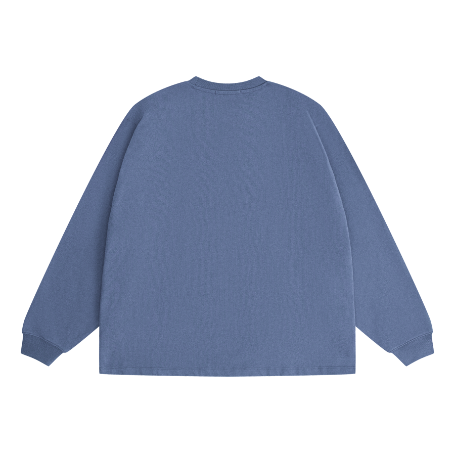 Лонгслив с потресканным логотипом