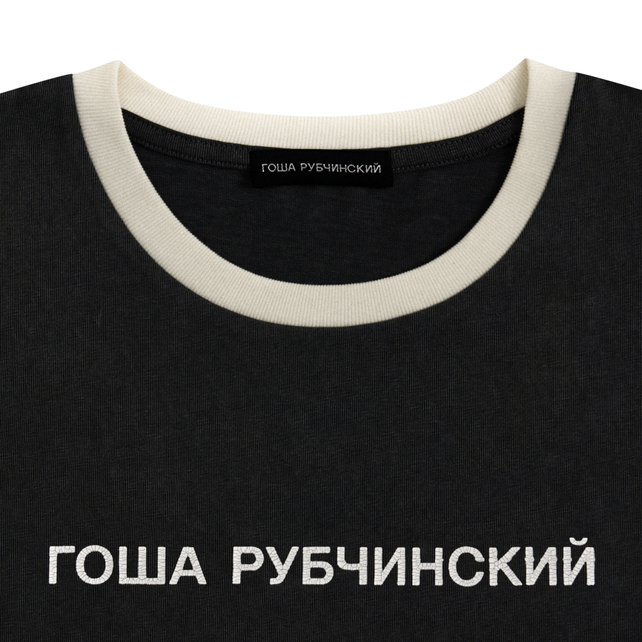 Футболка с потресканным логотипом