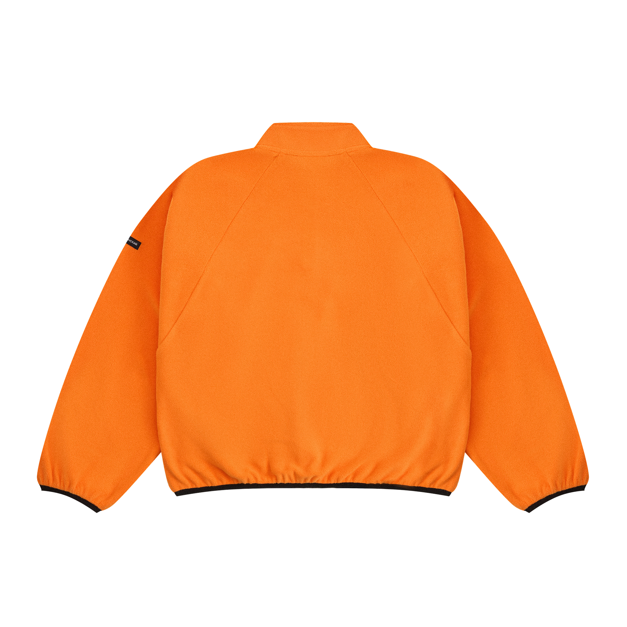 Свитшот из флиса с воротником