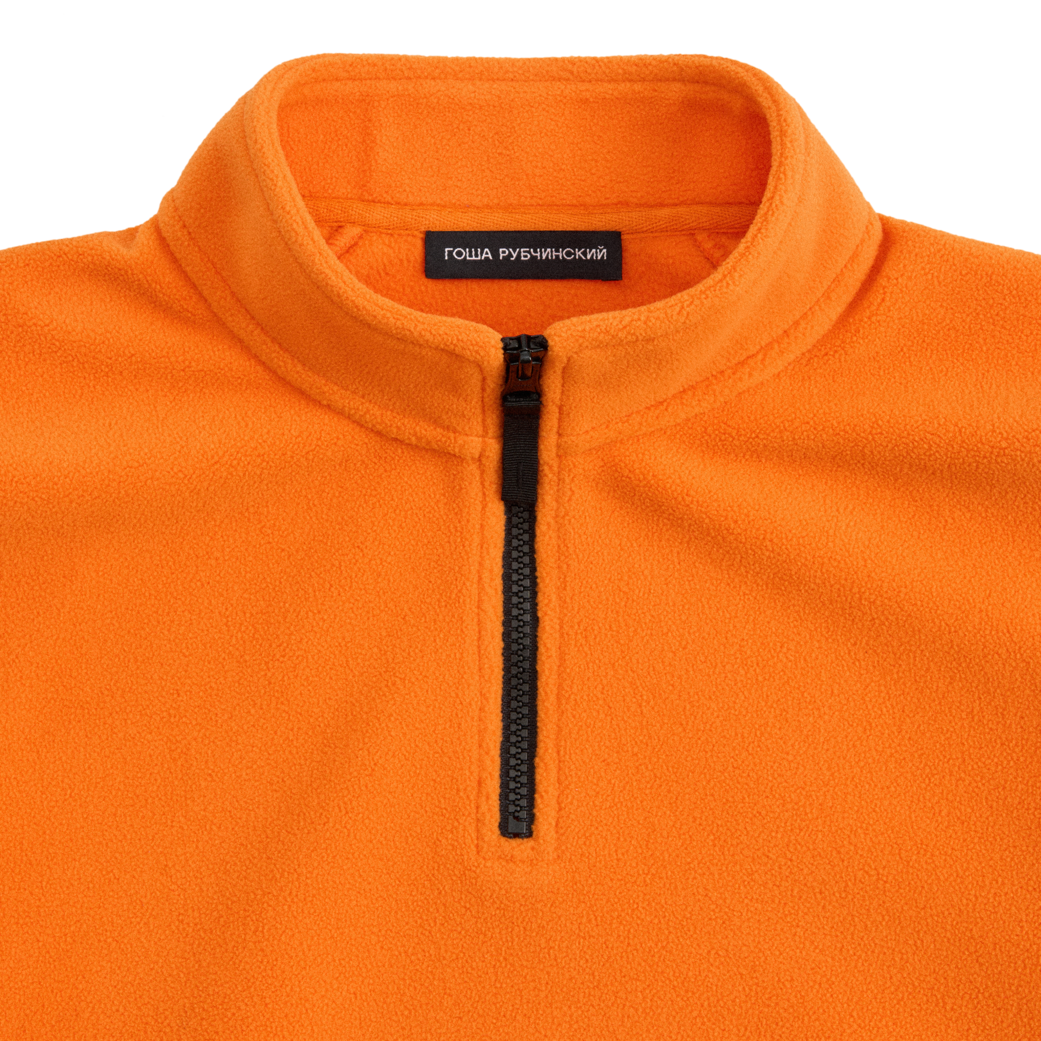 Свитшот из флиса с воротником