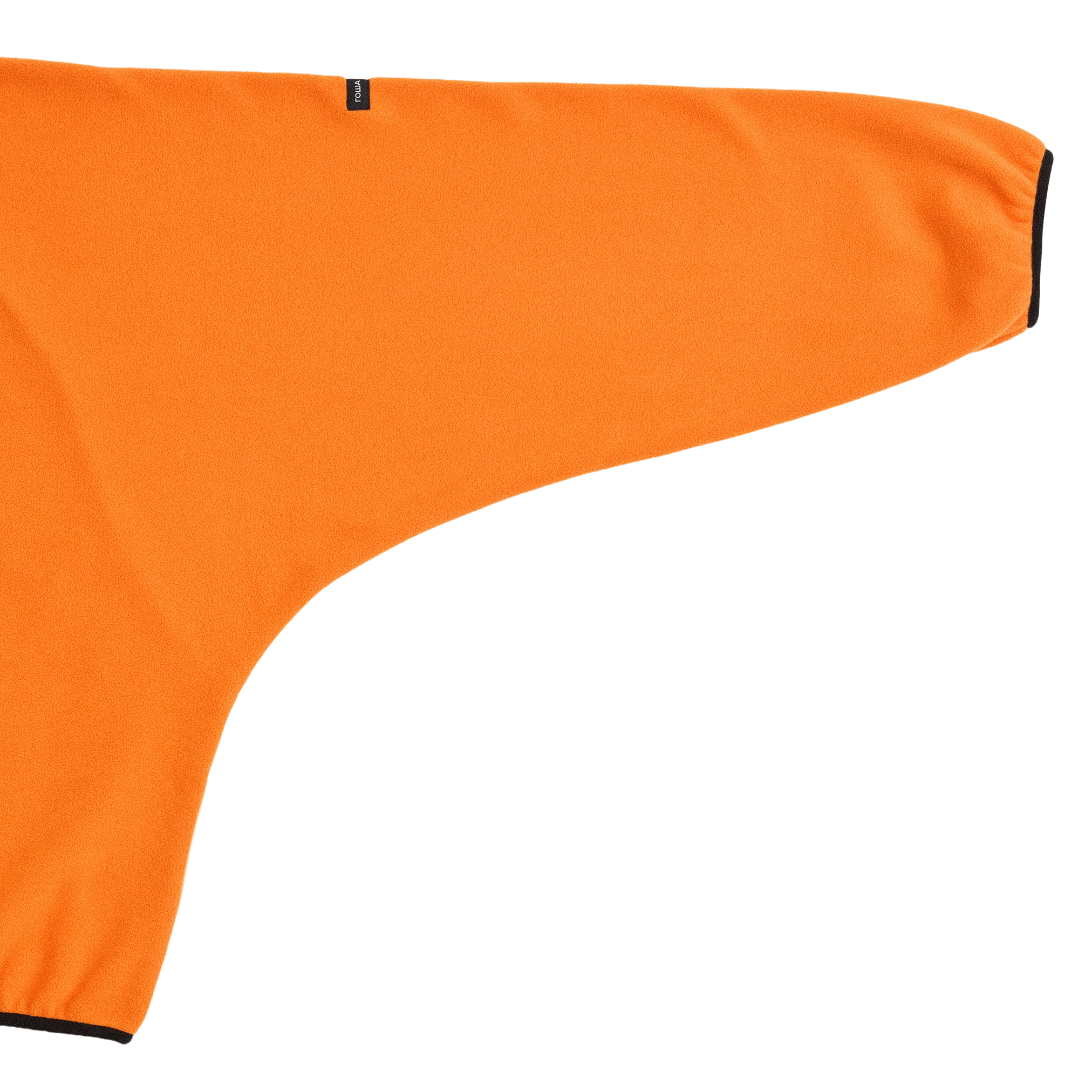 Свитшот из флиса с воротником