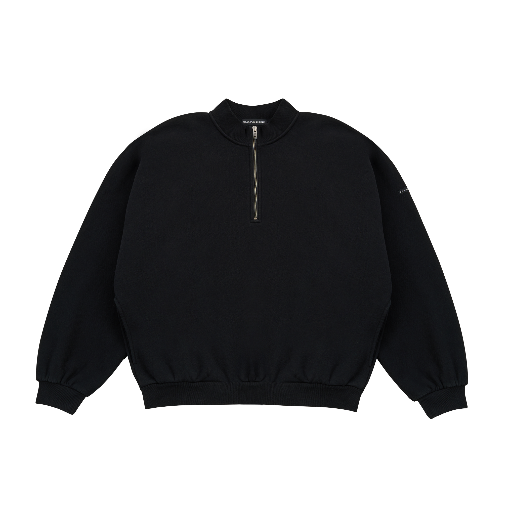 Утепленный свитшот с воротником