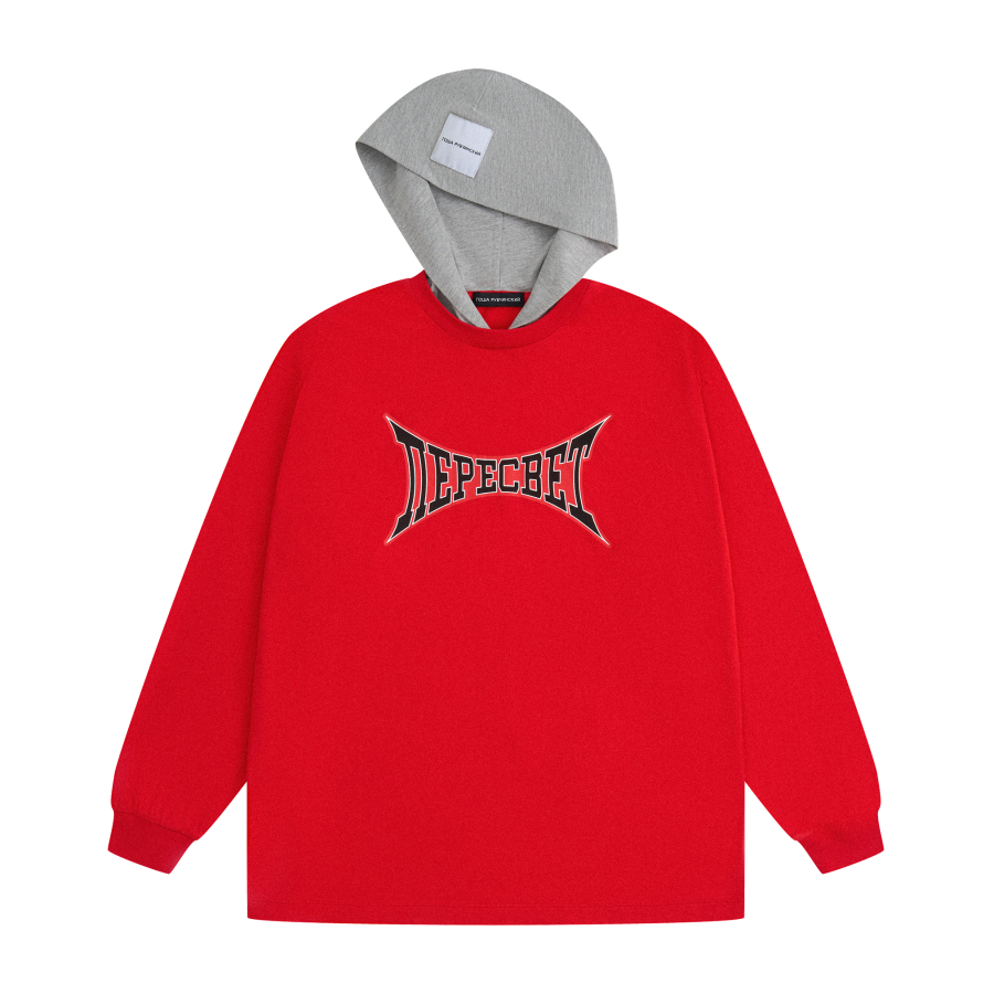 Лонгслив с капюшоном